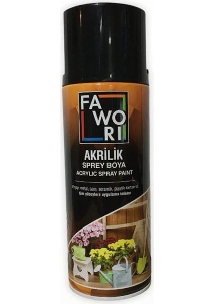 Akrilik Sprey Boya 400 mlmetalik Siyah