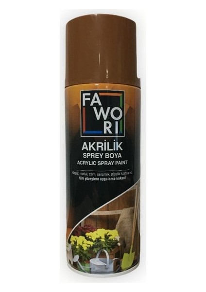 Akrilik Sprey Boya 400 mlaçık Kahve