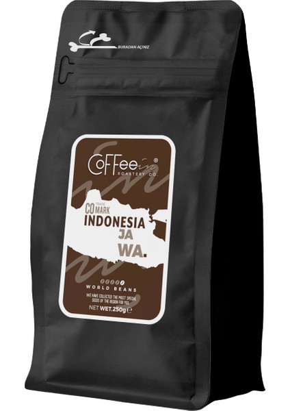 Indonesia Jawa Yöresel Filtre Kahve 250 gr