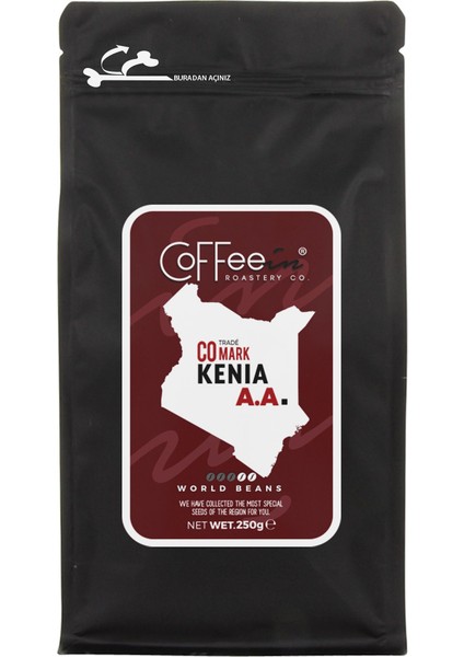 Kenia Aa Yöresel Filtre Kahve 250 gr