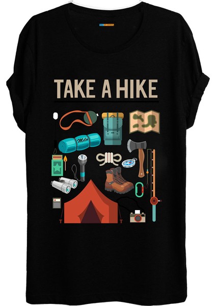 Meldo Kamp Temalı Baskılı T-Shirt - B