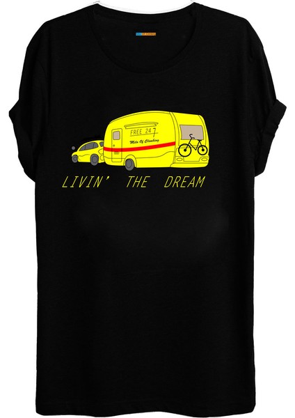 Ponte Kamp Temalı Baskılı T-Shirt - B