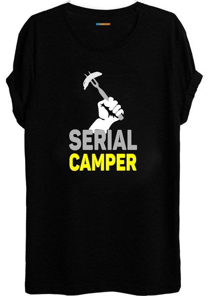 Olfo Kamp Temalı Baskılı T-Shirt - B