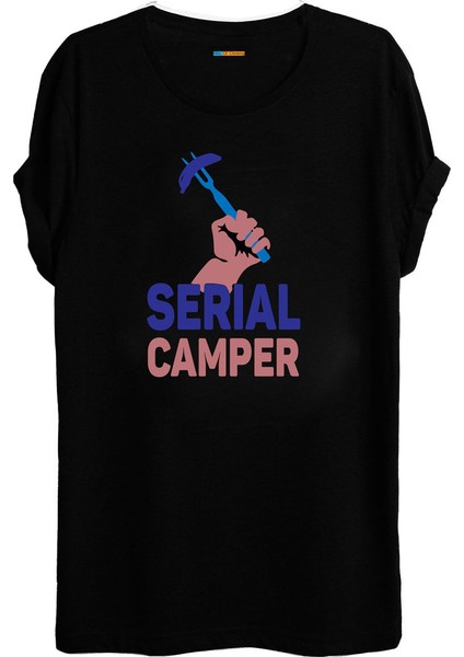 Olfo Kamp Temalı Baskılı T-Shirt - B