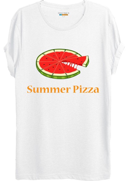 Ersa Kamp Temalı Baskılı T-Shirt - W