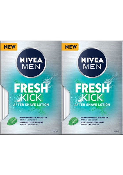 Men Fresh Kick Tıraş Sonrası Losyon 100 ml x 2