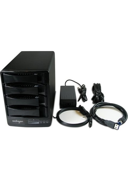 MH-3643-JSC 4-Bay Sata - USB 3.0 ve Esata HDD Muhafazası - 16 Tb'a Kadar (4x 4tb)