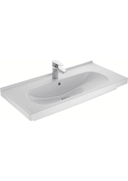 Basıcs 100 x 45CM Etajerlı Lavabo 