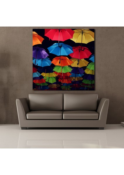 Renkli Şemsiyeler 110 x 110 cm