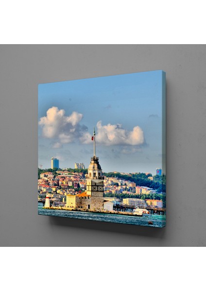 Kız Kulesi Kayık 70 x 70 cm