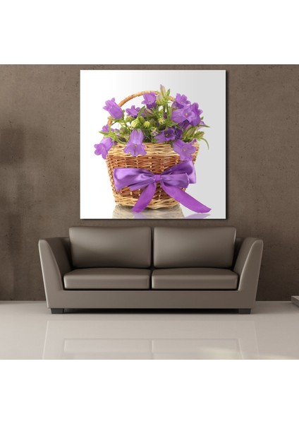 Saksıda Mor Menekşeler 70 x 70 cm fiyatları