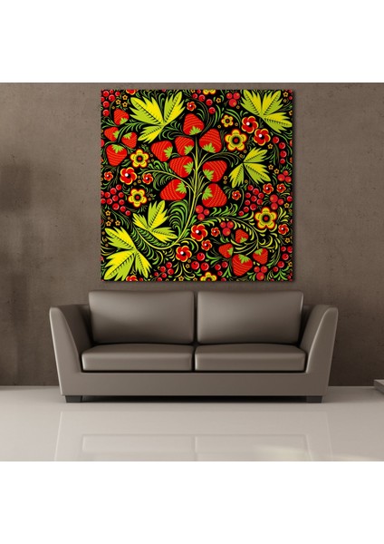 Çilek Motifi 50 x 50 cm