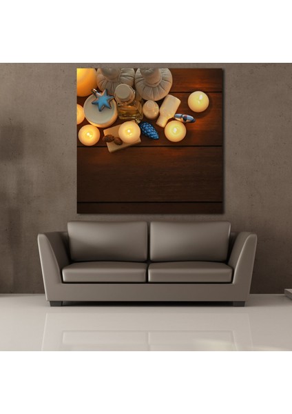 Dörtlü Beyaz Mum 140 x 140 cm fiyatları