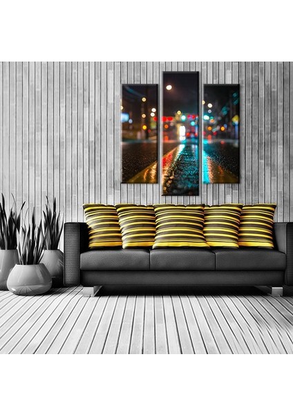 Yol Yansıma Kanvas Tablo 138 x 150 cm