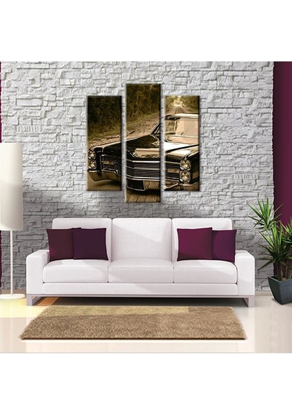 Klasik Araba Kanvas Tablo 138 x 150 cm