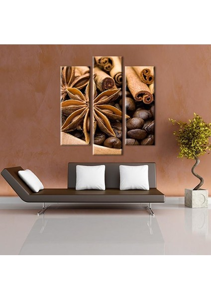 Kahve Çekirdeği Kanvas Tablo 120 x 130 cm