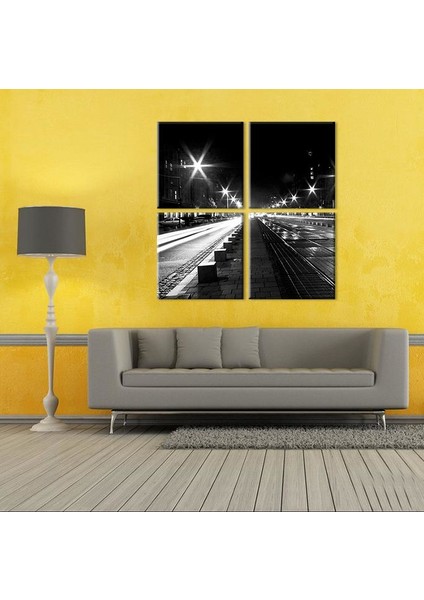 Sokak Lambaları Kanvas Tablo 90 x 90 cm modelleri