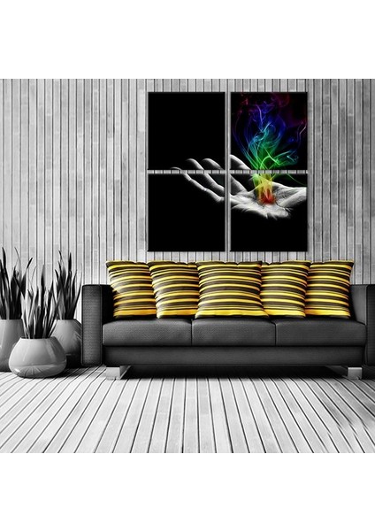 Gücün Simgesi Kanvas Tablo 100 x 100 cm