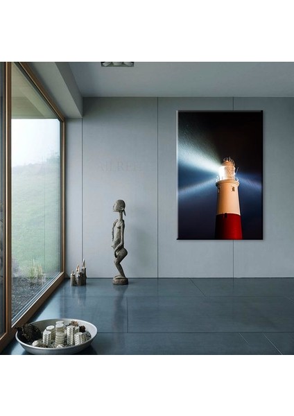Deniz Feneri Kanvas Tablo 120 x 60