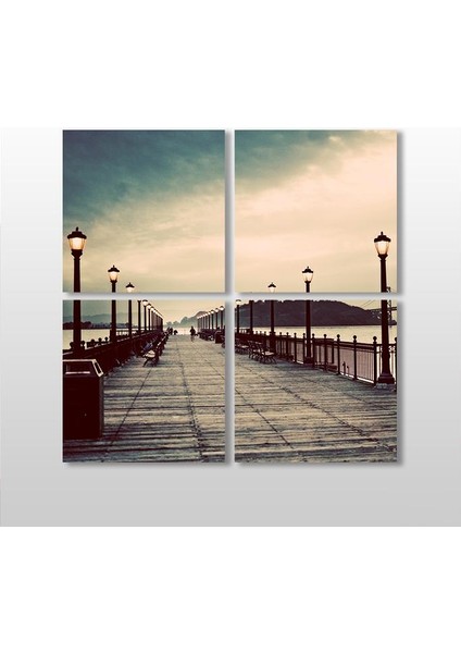 Iskele Kanvas Tablo 140 x 140 cm