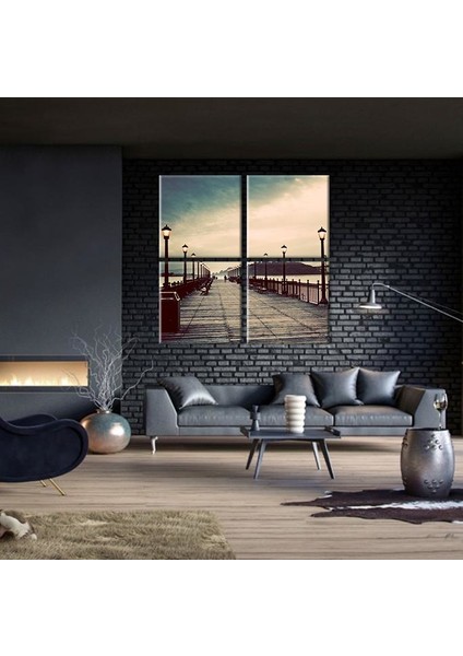 Iskele Kanvas Tablo 140 x 140 cm fırsatları