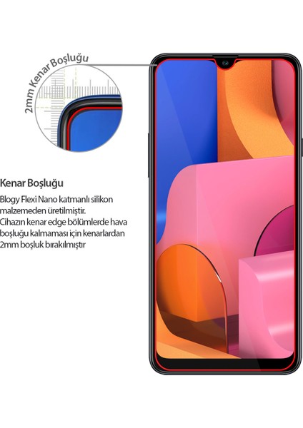 Flexi Nano Galaxy A20s Ekran Koruyucu