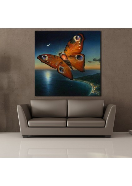 Kelebek ve Deniz 180 x 180 cm