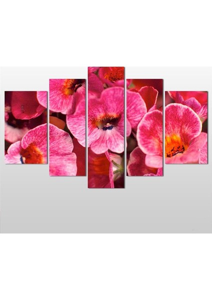 Menekşeler Kanvas Tablo 140 x 80 cm