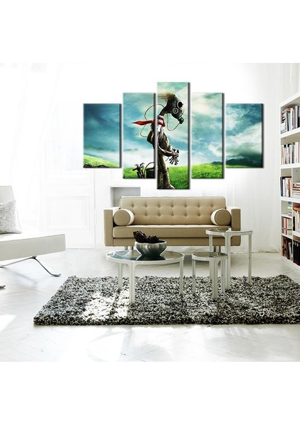Köpek Robot Kanvas Tablo 105 x 60 cm