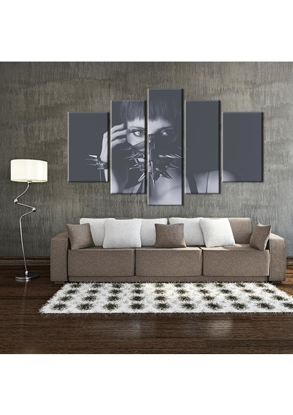 Savaşçı Kadın Kanvas Tablo 245 x 140 cm