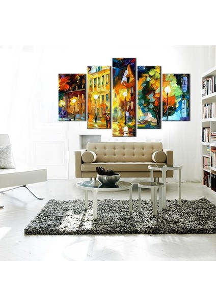 Şehir Yağlı Tablo Kanvas Tablo 122 x 70 cm modelleri