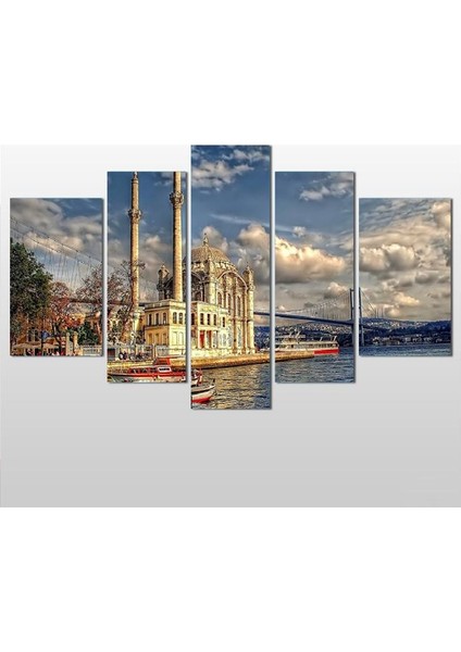 Istanbul Boğazı Kanvas Tablo 155 x 90 cm