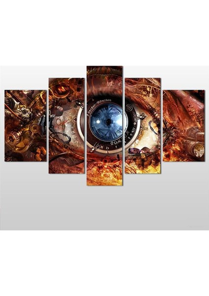 Lens Göz Kanvas Tablo 245 x 140 cm