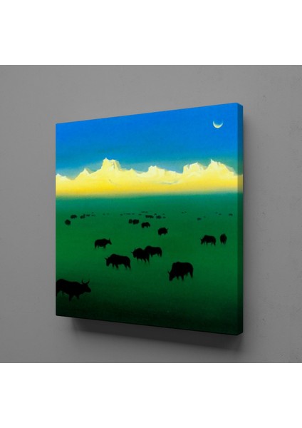 Yeşil ve Siyah 90 x 90 cm