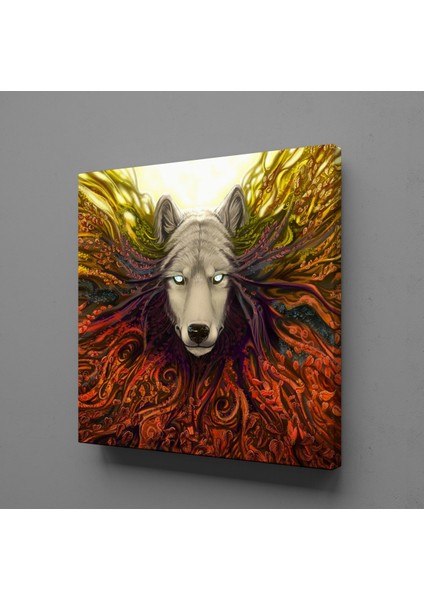 Renkli Kurt 110 x 110 cm