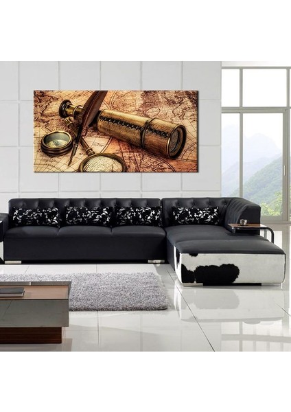 Papirüs Harita Kanvas Tablo 200 x 100 cm modelleri