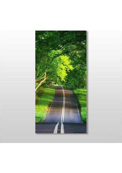 Yeşil Yol Kanvas Tablo 130 x 195 cm