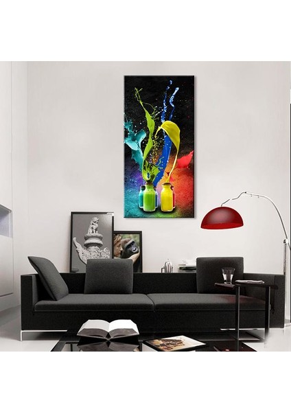 Naturel Boya Şişeleri Kanvas Tablo 120 x 180 cm fırsatları