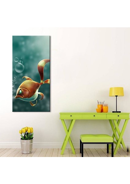 Kızgın Balık Kanvas Tablo 60 x 90 cm
