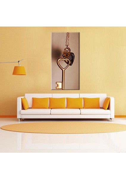 Anahtar Aşk Kanvas Tablo 70 x 105 cm