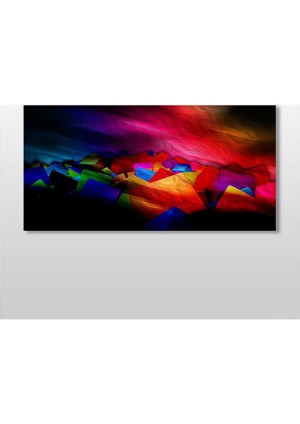 Rengarenk Kanvas Tablo 220 x 110 cm