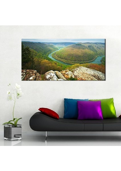 Vadi Kanvas Tablo 200 x 100 cm