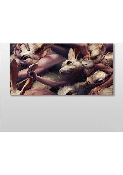 Hamster Kanvas Tablo 180 x 90 cm