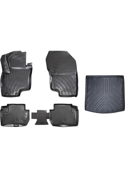 Outlander 3D Havuzlu Paspas+Bagaj Havuzu 2019 Sonrası