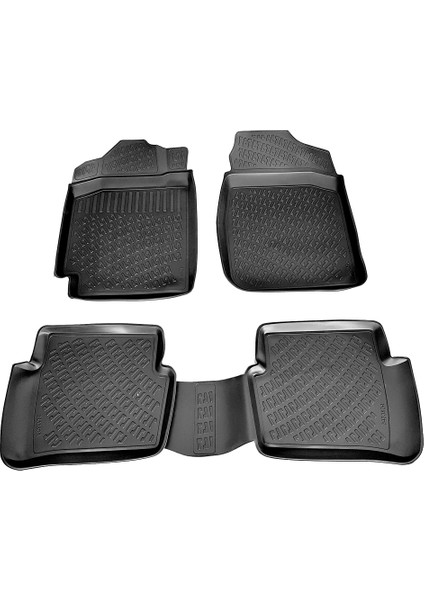 Toyota Corolla 3D Paspas Havuzlu 1992 - 1998 Arası Siyah