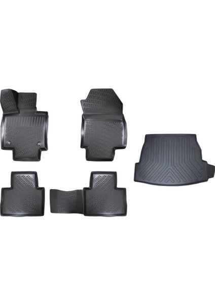 Rav 4 3D Havuzlu Paspas+Bagaj Havuzu 2019 Sonrası