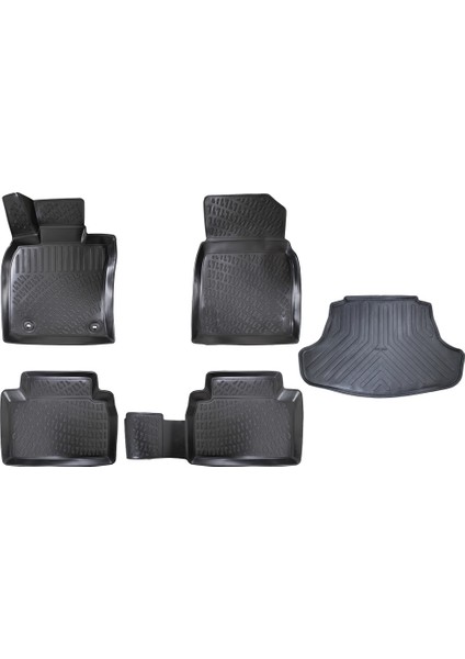 Toyota Camry 3D Havuzlu Paspas+Bagaj Havuzu 2019 Sonrası