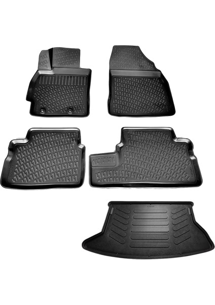 Toyota Auris 3D Havuzlu Paspas + 3D Bagaj Havuzu 2007-2012 Arası