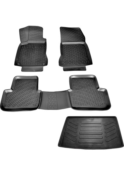 Mercedes W246 3D Havuzlu Paspas+Bagaj Havuzu 2011 Sonrası