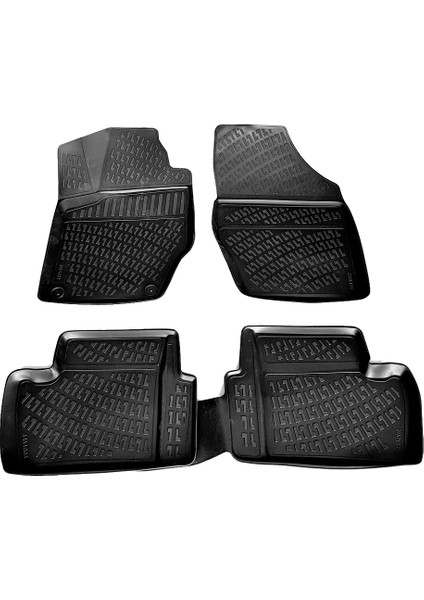 Citroen C4 3D Paspas Havuzlu Hb 2011 - 2017 Arası Siyah